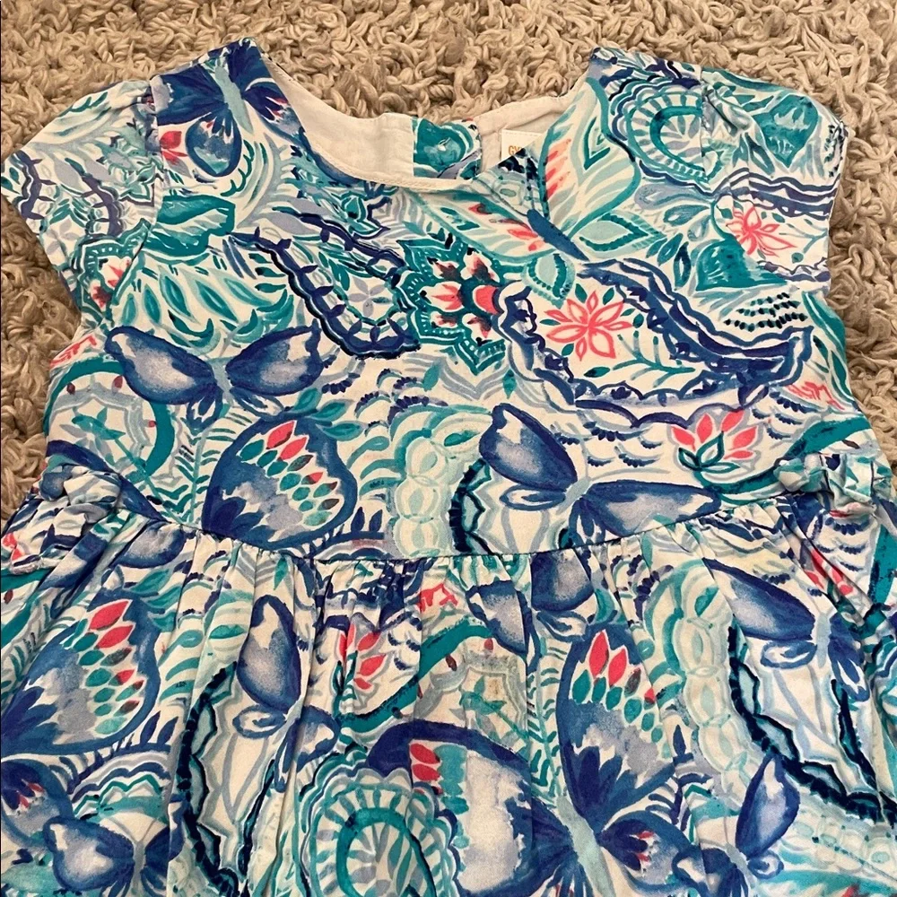 2017 Gymboree Butterfly Floral Paisley Dress, Size 5T